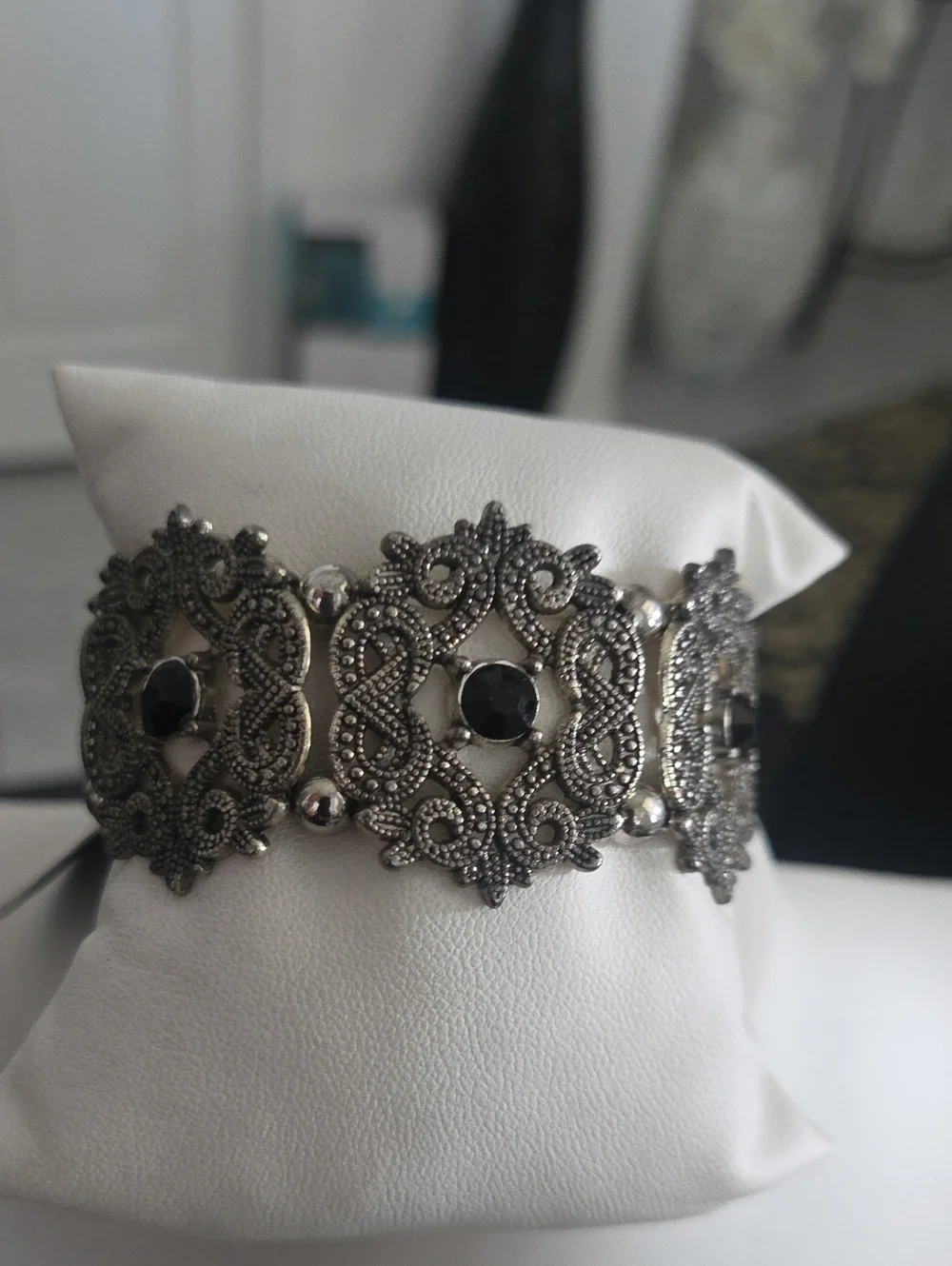 Paparazzi Empressive Shimmer Black Bracelet NWT